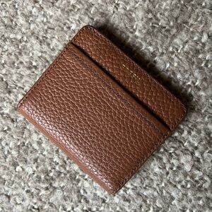 Small Fossil wallet, pebbled brown